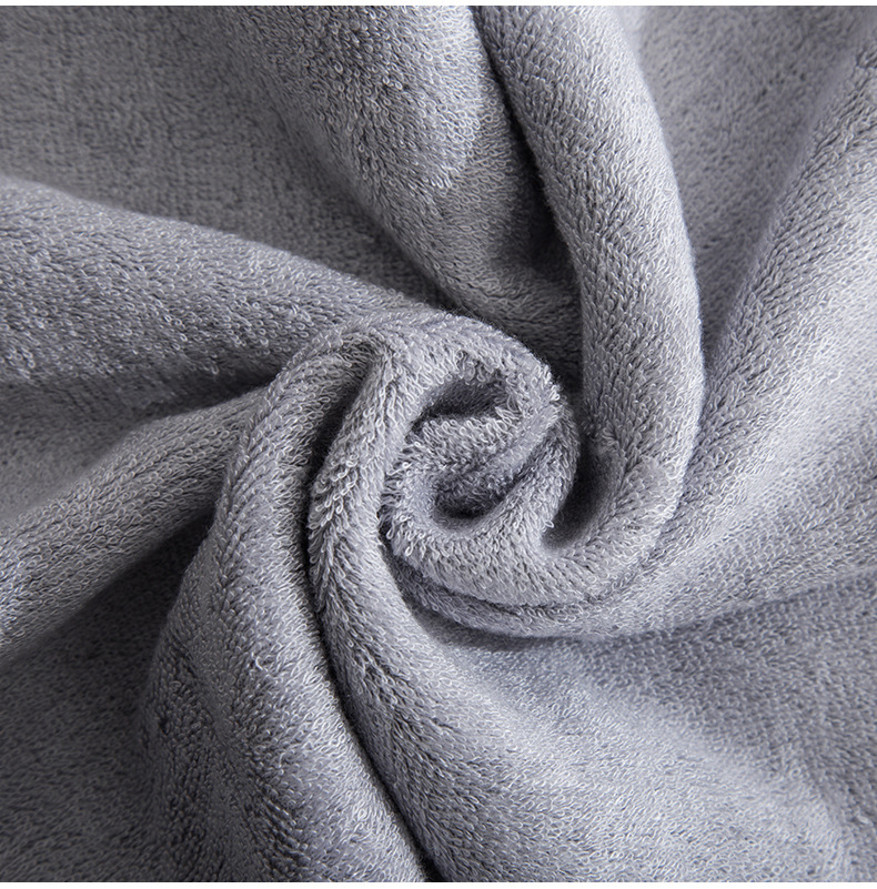 Wholesale bamboo fiber towels, household soft, absorbent and non-shedding adult face towels, custom-made thick large towels pic 18