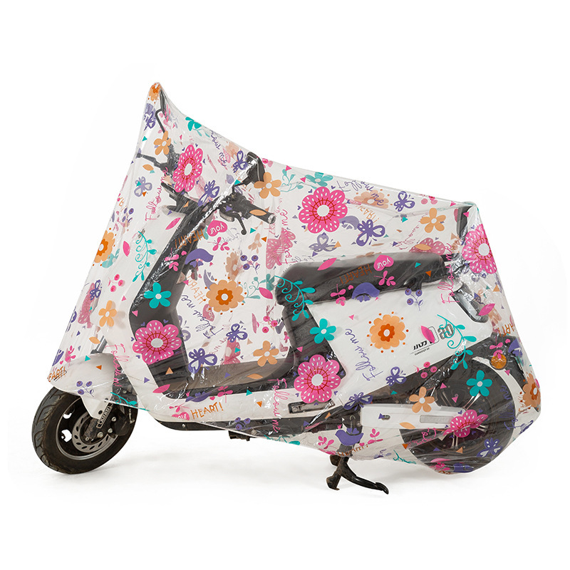 【持嘉】PEVA透明电动车防雨罩摩托车防尘防水保护罩电瓶车详情10