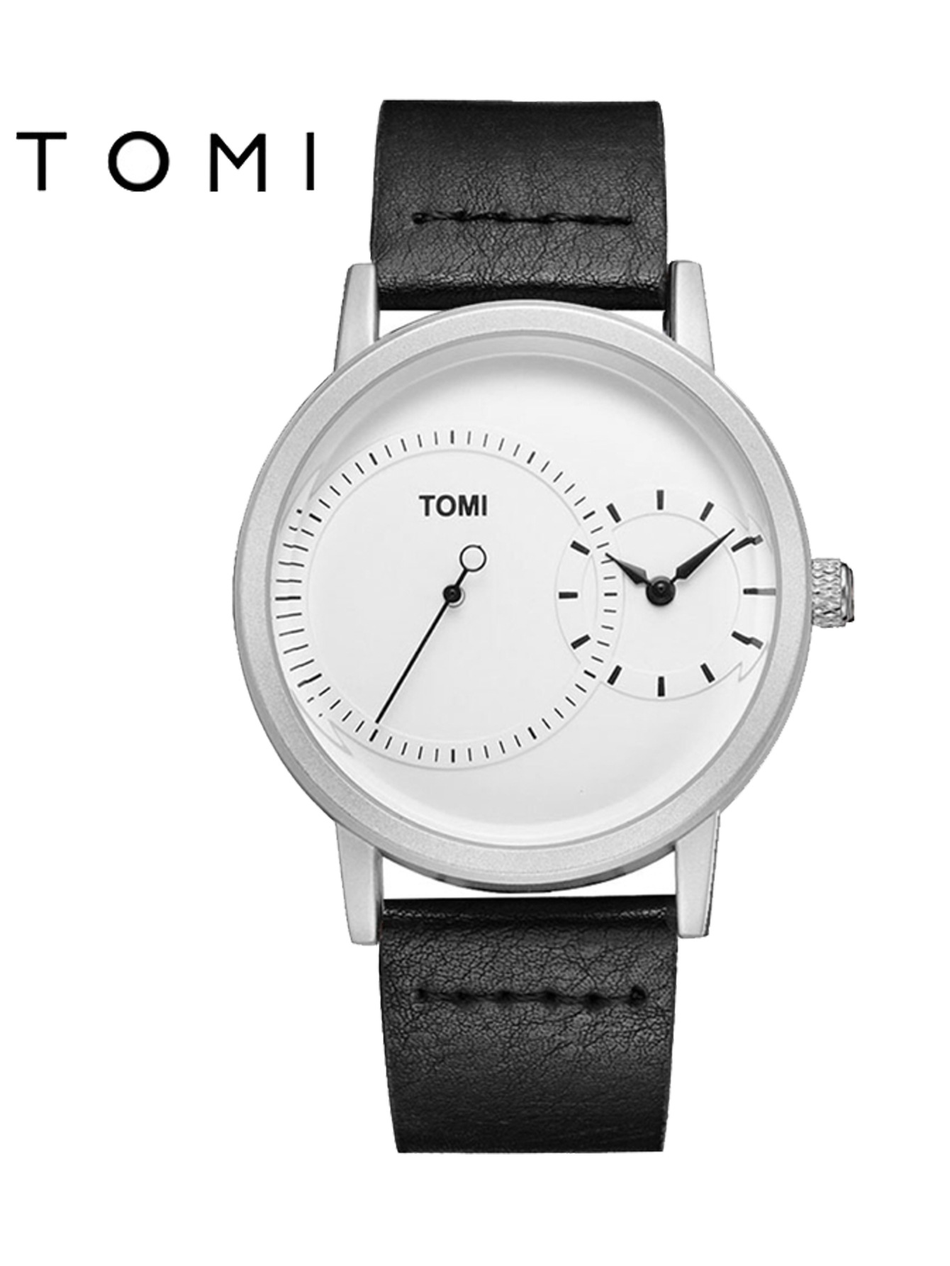 【厂家直供】TOMI特米两针半时尚简约手表男女创意原宿风石英腕表详情8
