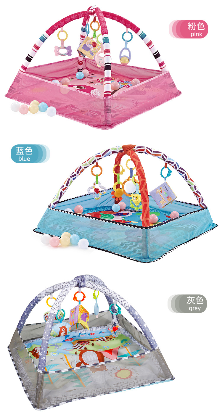 Cross-border baby pen, game, fitness frame, early education for newborn babies, ocean crawling, ball pool, toy gifts pic 21
