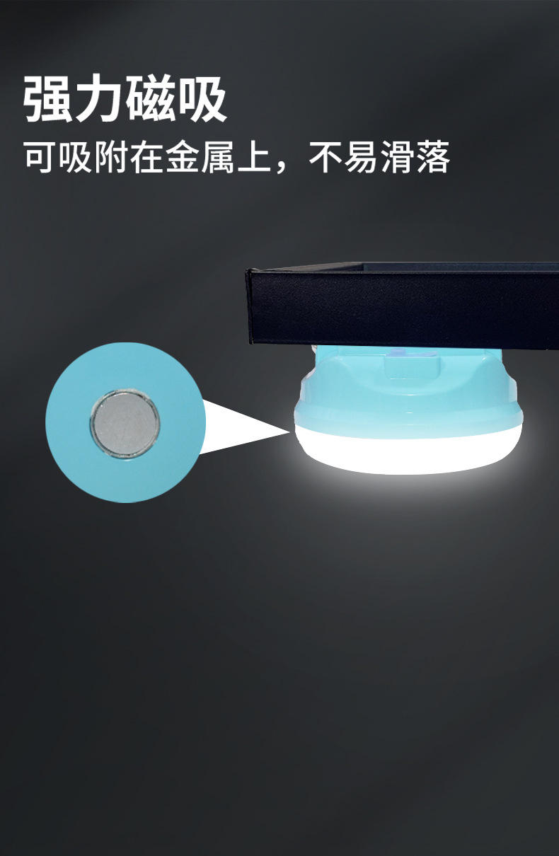 led家用充电式灯泡高亮节能应急球灯泡户外无线夜市摆地摊露营灯详情8