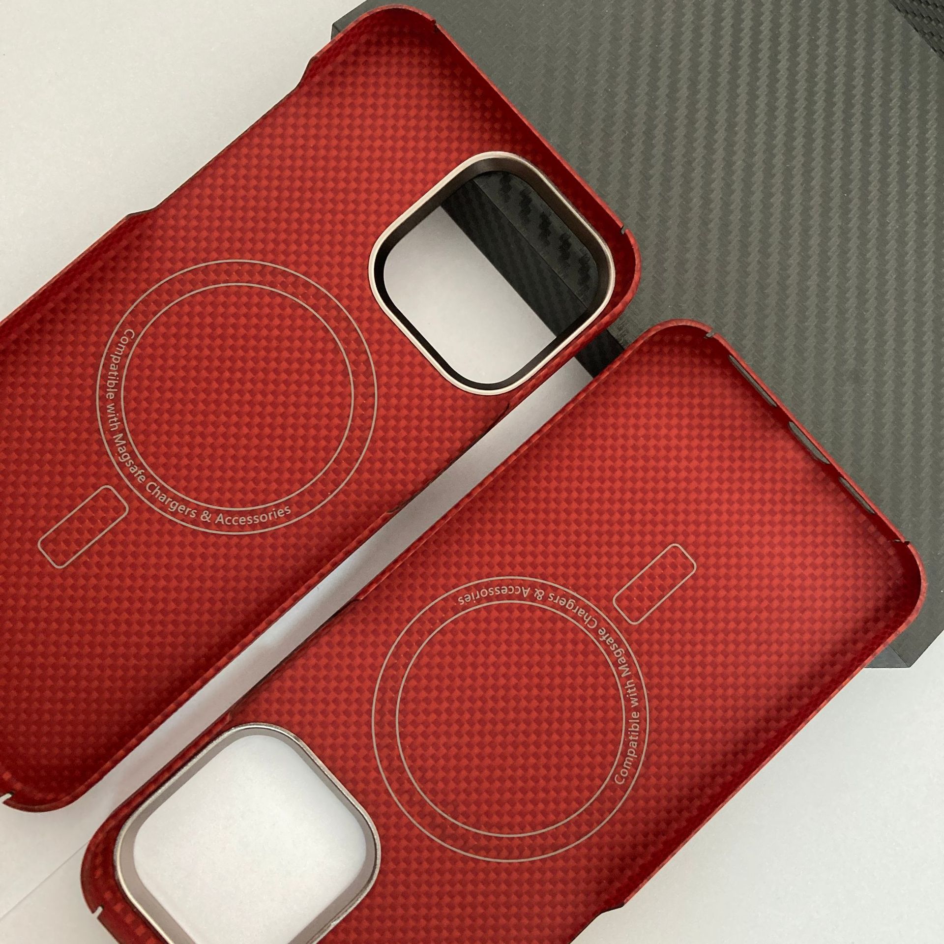 Kevlar China Red is suitable for Apple 15Pro/15Pro X Kevlar aramid fiber material phones pic 19