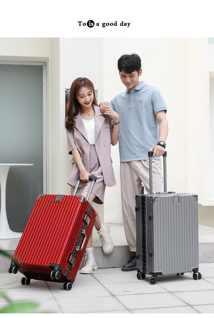 旅行箱男学生大容量铝框密码箱女行李箱结实耐用加厚拉杆箱万向轮详情27