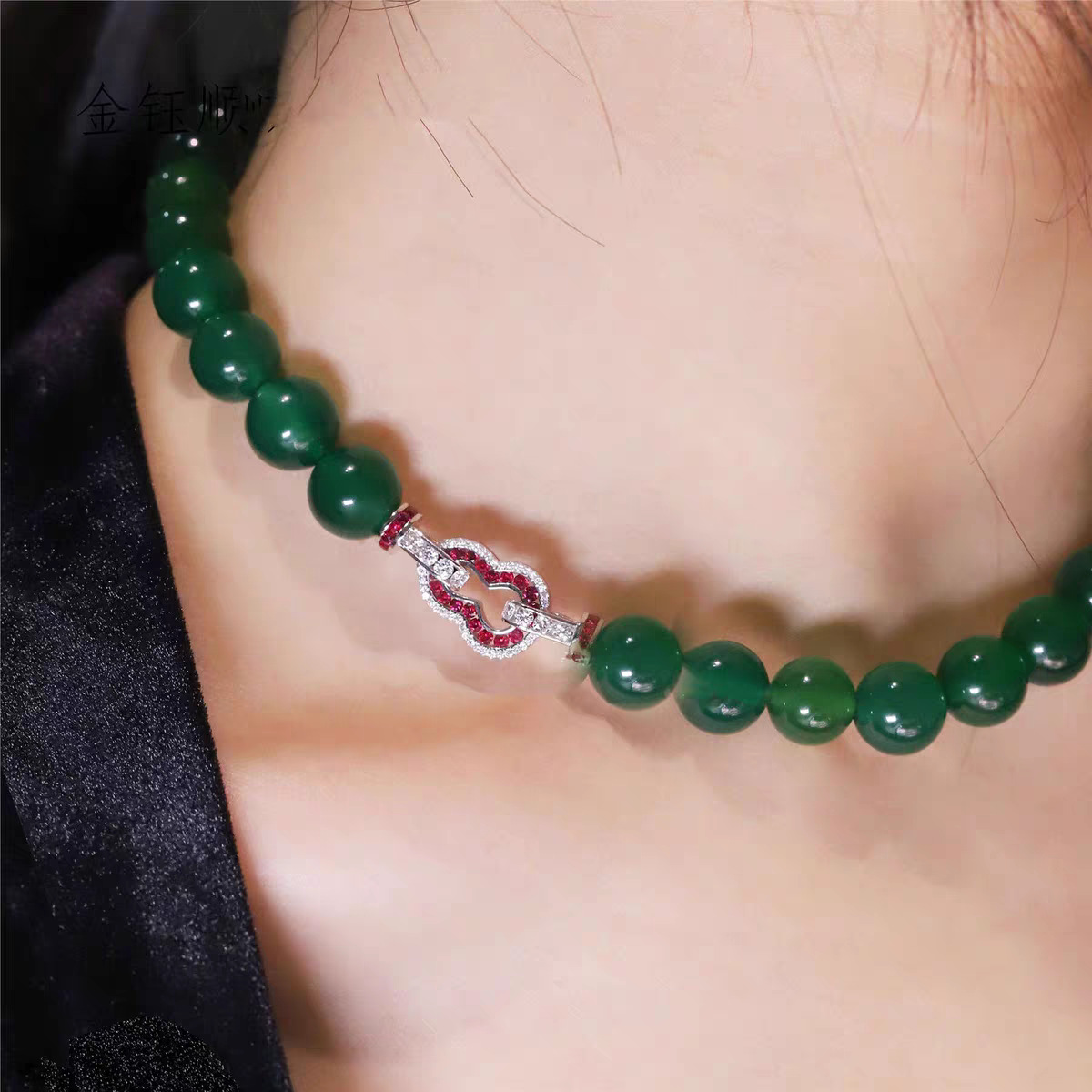 DIY jewelry: Gold-plated gourd, pearl necklace, buckle, universal buckle, connecting buckle, handmade sweater chain button pic 3