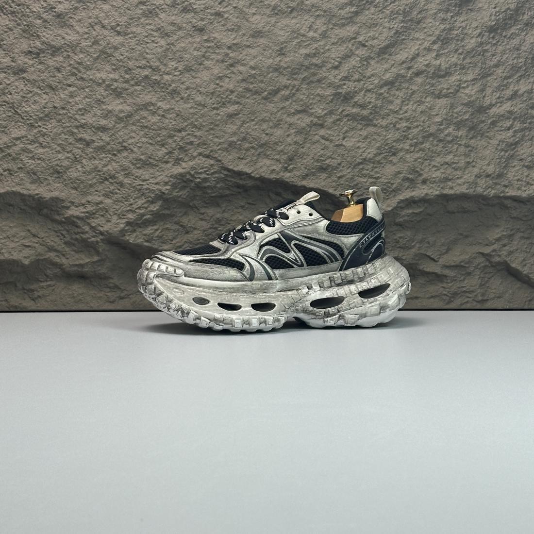 复古男士ins老爹鞋厚底休闲潮男百搭做旧款轮胎底青年时尚男鞋详情7