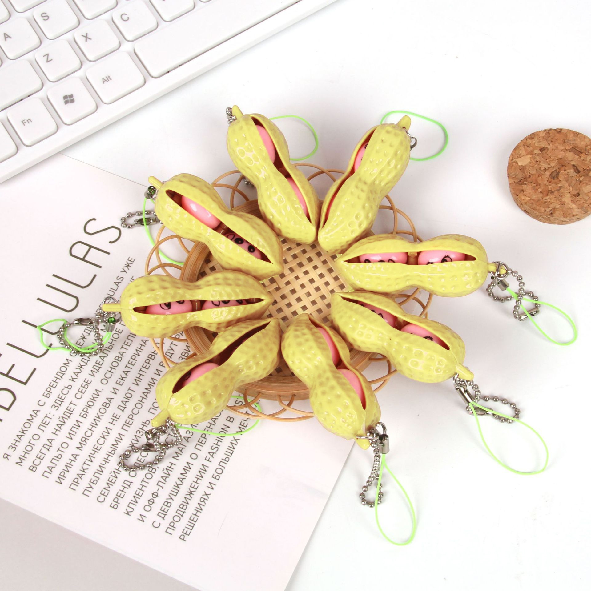 挤花生 表情花生挤挤乐 无限挤压 捏捏乐 花生钥匙扣 发泄玩具详情6