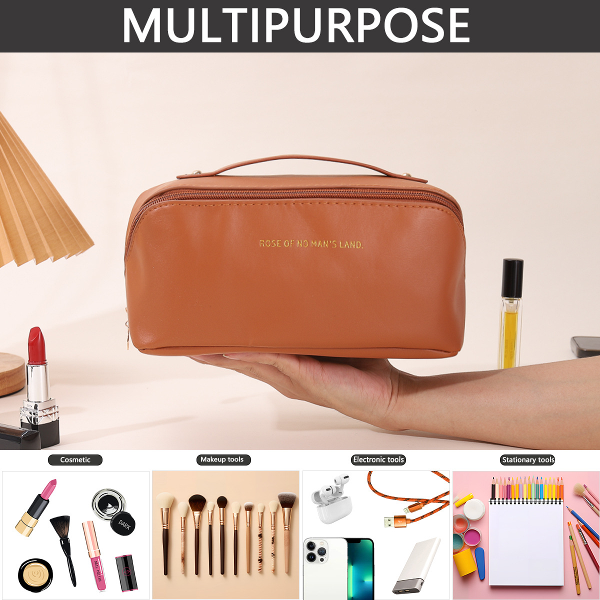 pu时尚便捷化妆包旅行收纳包大容量洗漱包手提高颜值枕头化妆包详情22