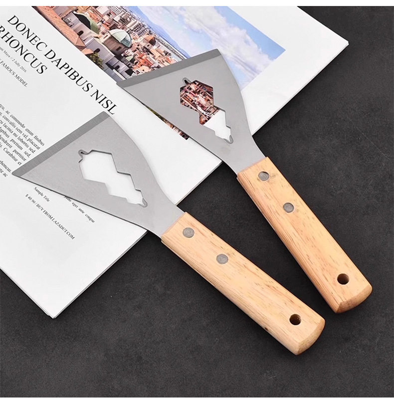 Multi-functional scraper, cleaning stainless steel putty scraper, cement putty scraper tool, special shovel for decoration, thickened type pic 12