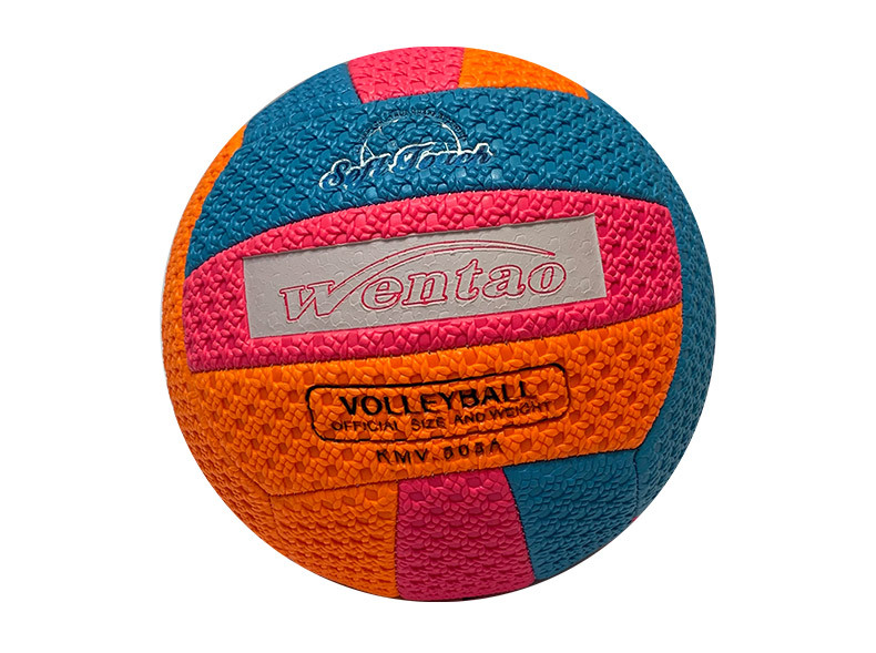 Wholesale of cross-border colored woven pattern volleyball, student training and examination machine sewn air volleyball No. 5, a niche beach ball pic 11