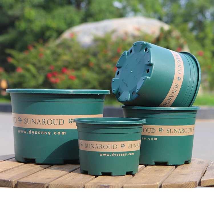 加厚塑料花盆阳台绿萝盆栽草莓月季花盆批发特大号花盆树脂加仑盆详情4