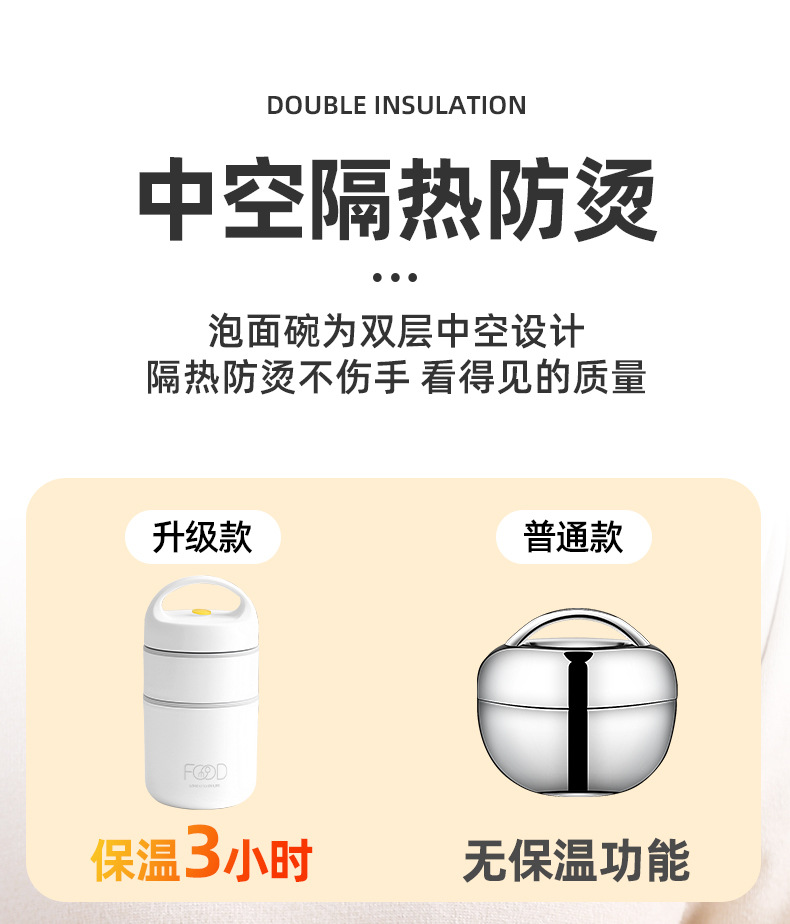 保温饭盒汤盒上班族保温桶小型汤盒汤杯粥杯汤壶便携早餐盒小巧详情6