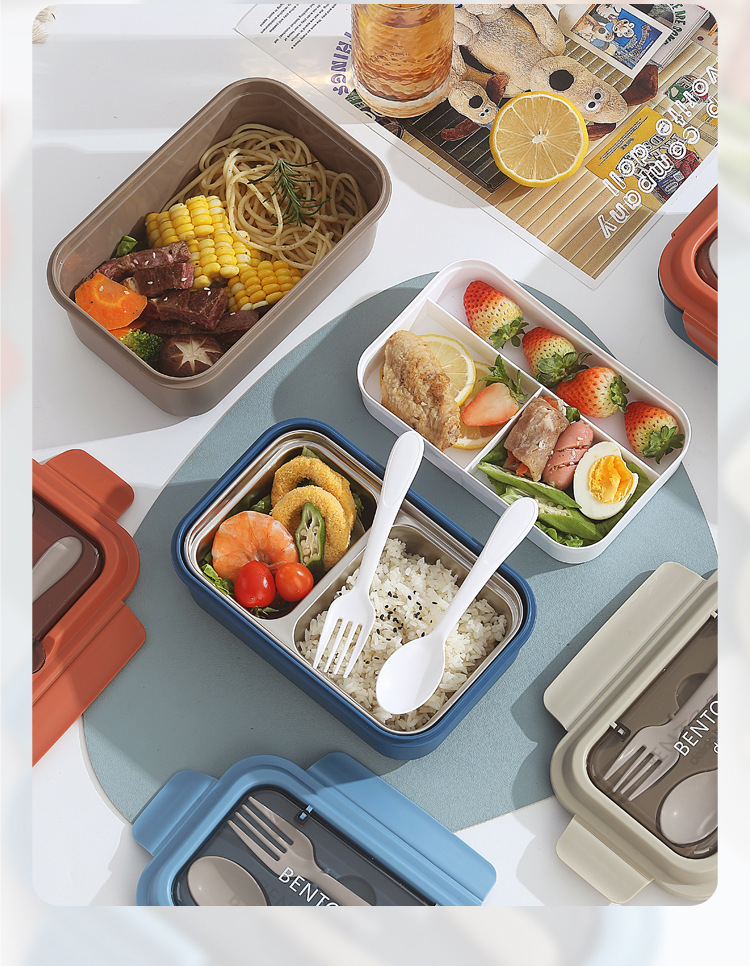 304 stainless steel pp lunch box with compartments for light food convenience boxes pic 5