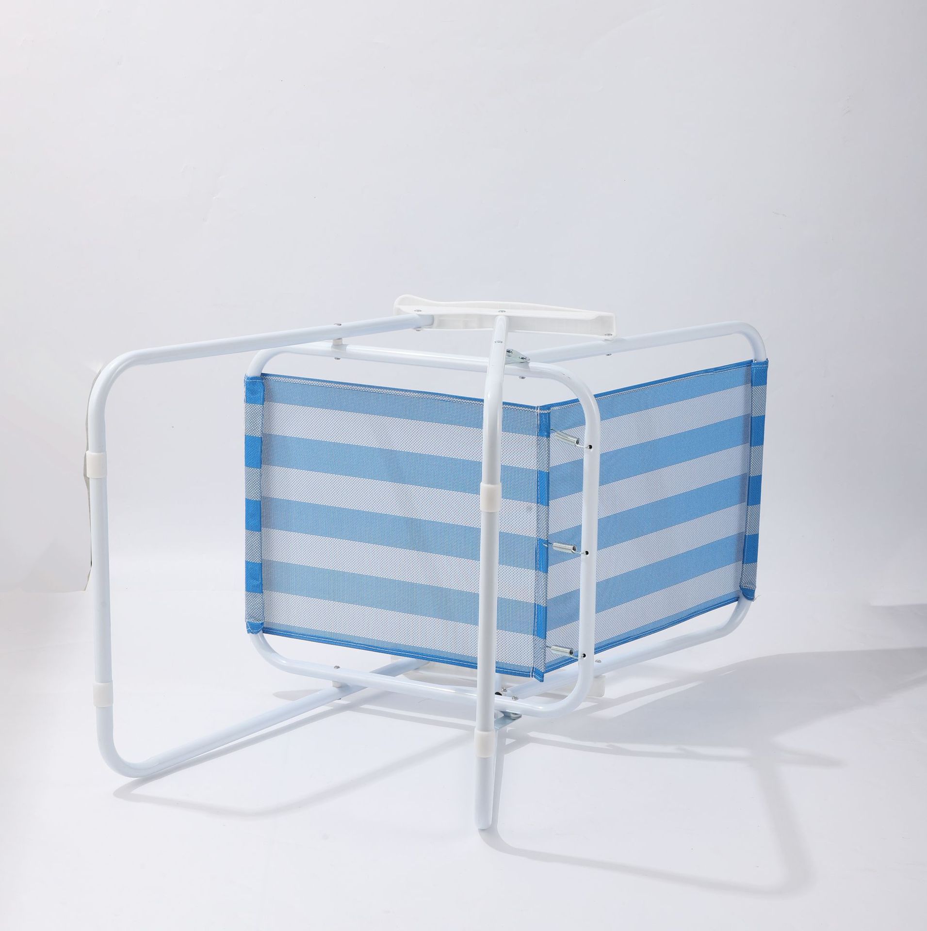 户外野营折叠沙滩椅室内休闲弹簧椅夜市摆摊专用休闲椅多色可定详情10