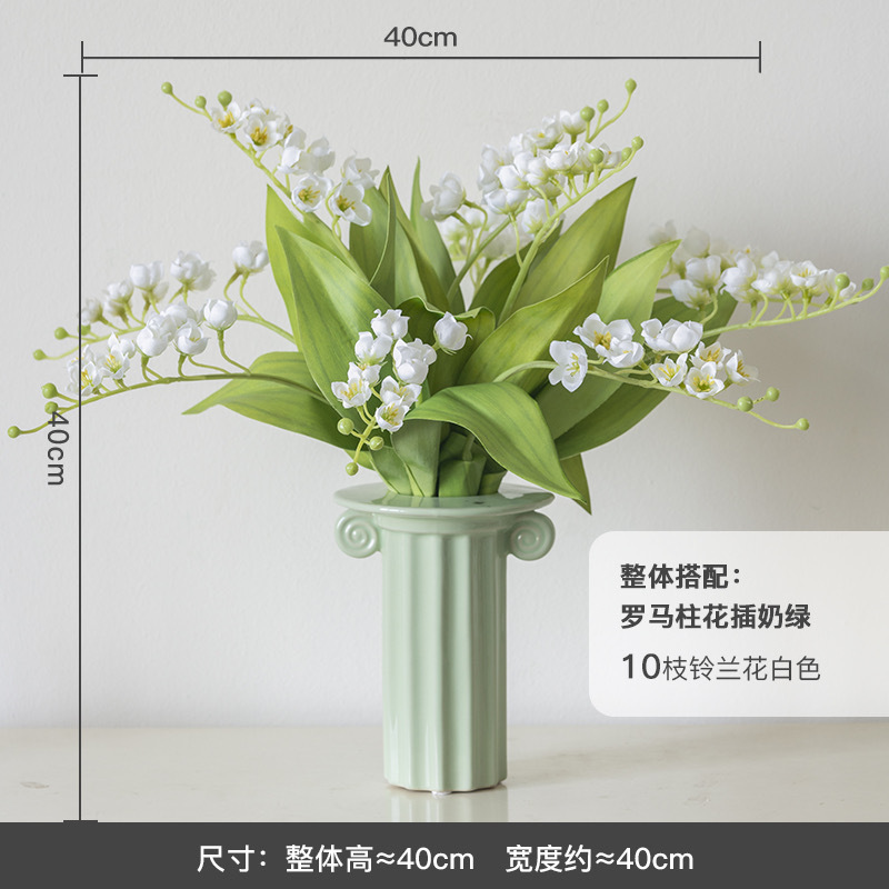 小清新ins风仿真花铃兰花插花手捧花材婚庆风铃假花家居餐桌绢花详情13