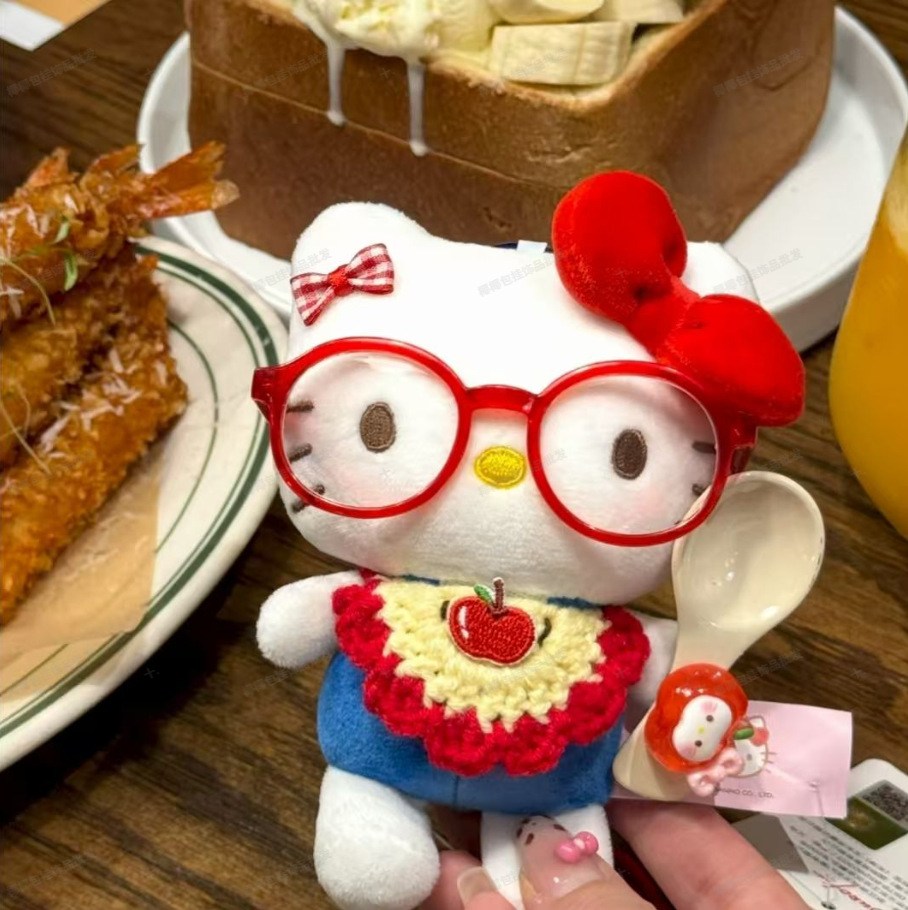 hellokitty plush toy, genuine Hello kitty doll, cute kt cat doll bag pendant pic 6