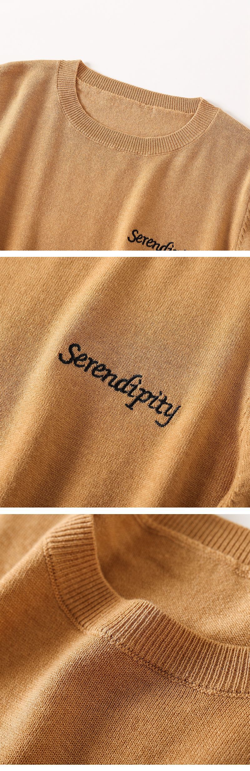 A high-quality ultra-fine mercerized wool base layer, paired with an autumn and winter round-neck knitted top and a thin pink sweater for women pic 5