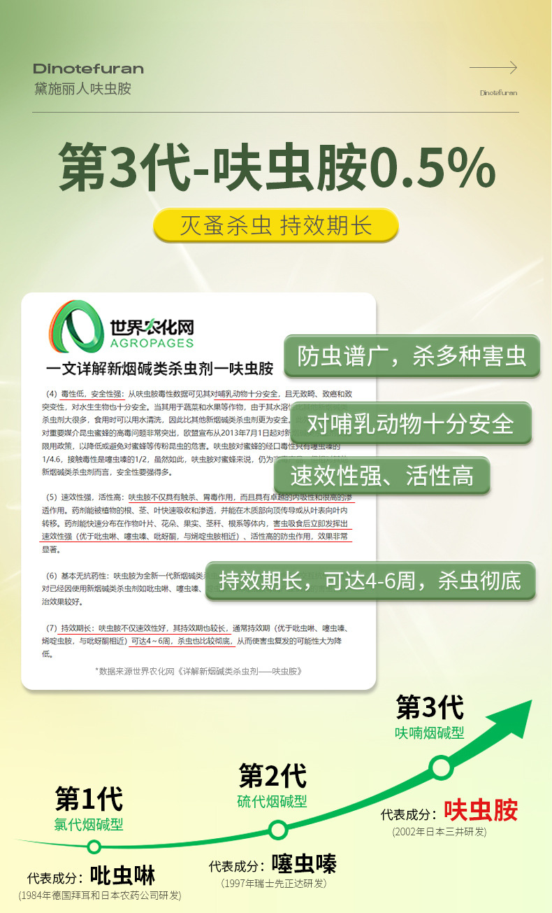 Darci呋虫胺灭杀跳蚤蟑螂蚂蚁臭虫宠物室内沙发床垫杀虫剂呋虫胺详情8