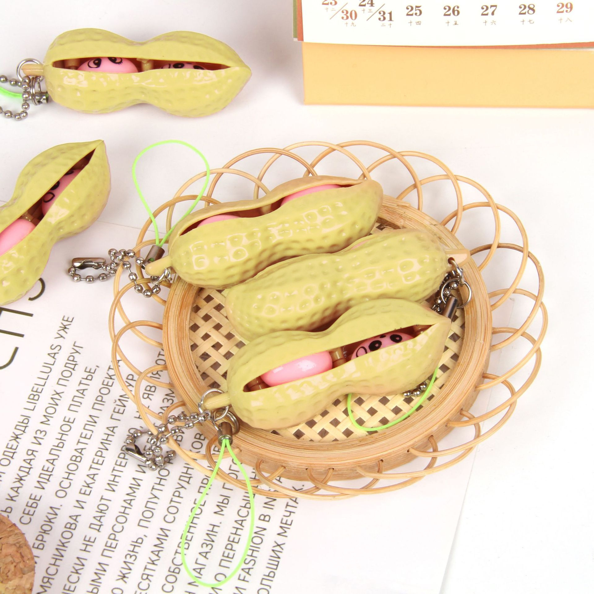 挤花生 表情花生挤挤乐 无限挤压 捏捏乐 花生钥匙扣 发泄玩具详情4