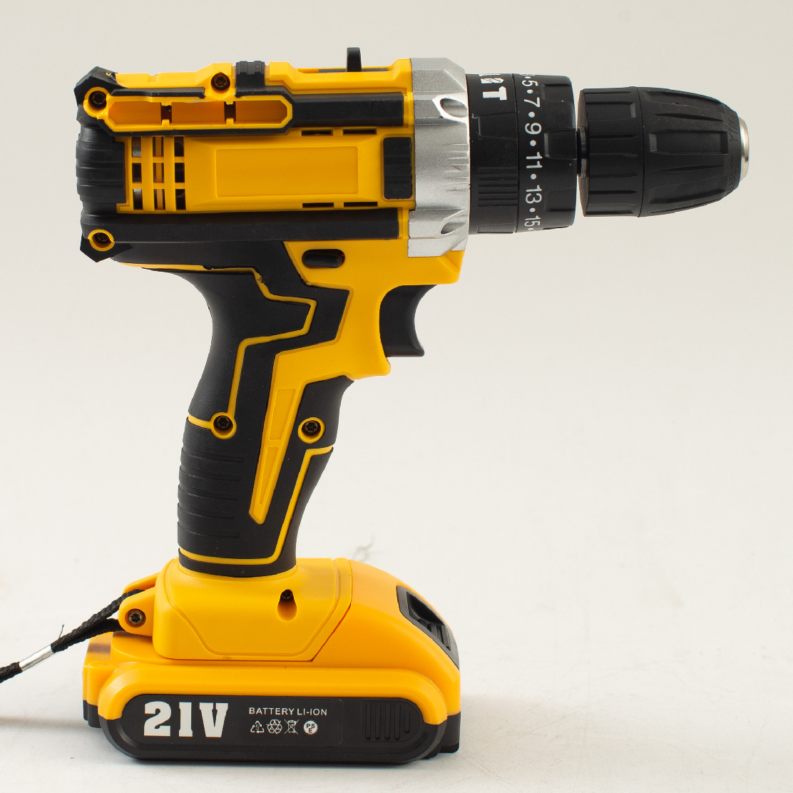 Lithium battery rechargeable hand drill, rechargeable drill, household and industrial multi-functional dual-speed impact drilling electric screwdriver pic 4