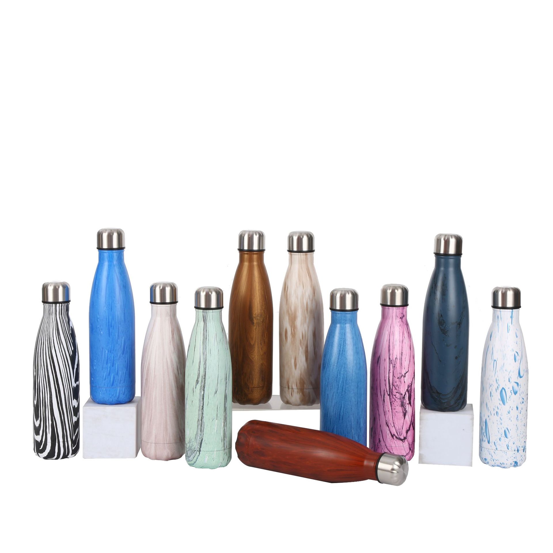 跨境304不锈钢保温杯水转印工艺美式可乐瓶户外便携运动水杯批发详情4