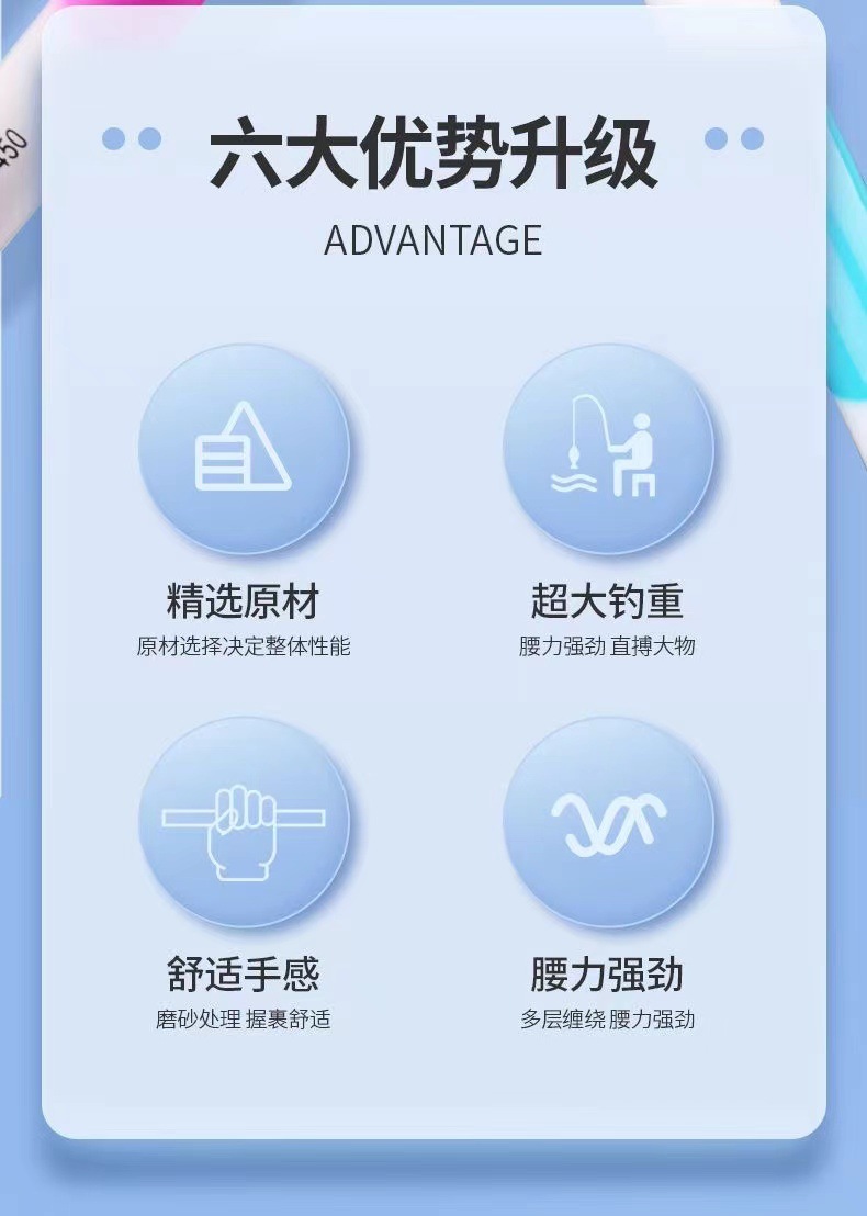 全套鱼竿手竿综合竿超硬短节溪流鲫鲤鱼专用垂钓用品套装运动户外详情7