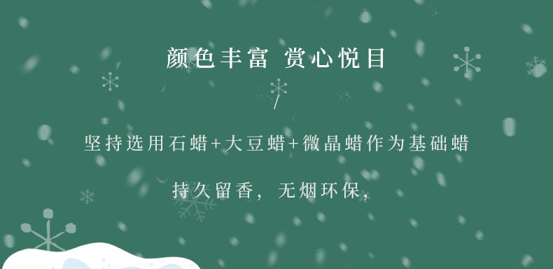 圣诞节圣诞树香薰蜡烛伴手礼ins创意家居摆饰套装拍摄道具节日礼详情13