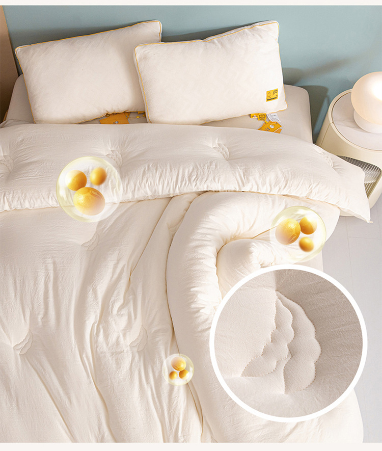 A类李官奇大豆纤维被子大豆被芯加厚冬被保暖冬季被芯春秋被批发详情13