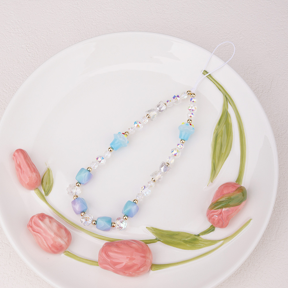 Summer cute and girlish desserts, colorful ice cream, heart-shaped bows, stars, mobile phone chains, card books, chain bags, pendants, accessories, scattered beads, and string beads pic 9