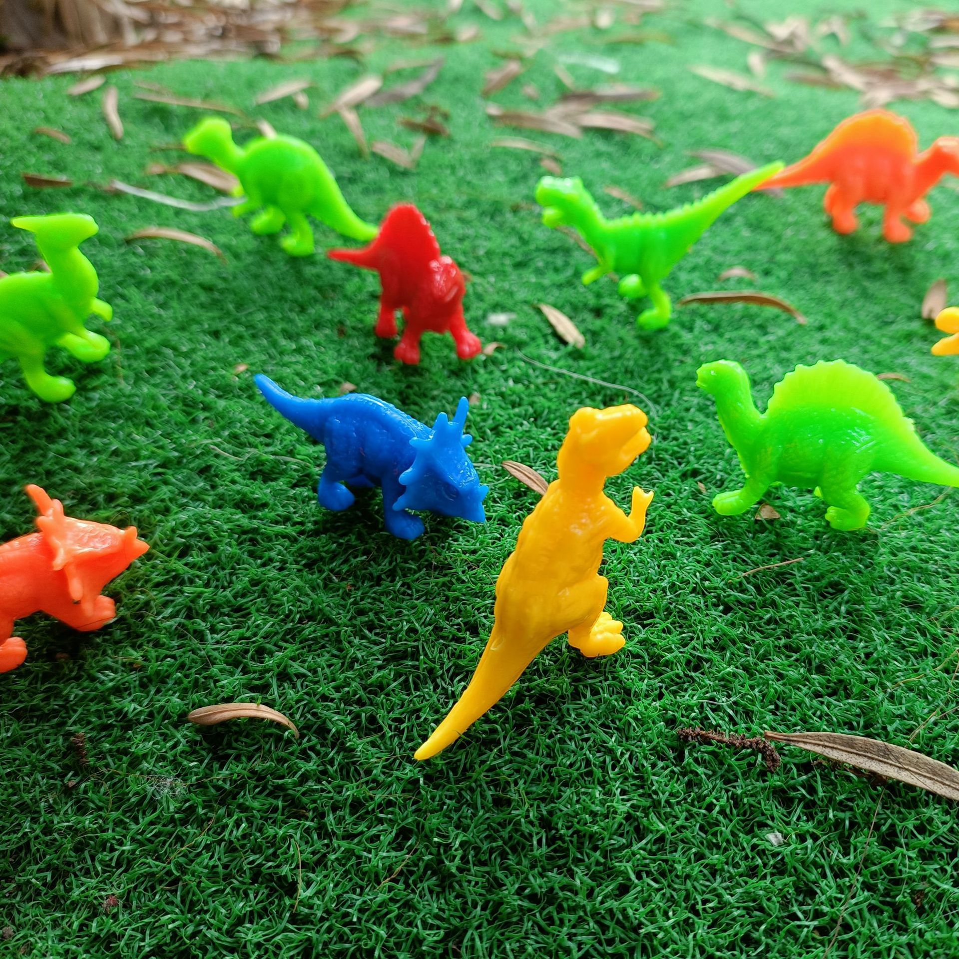 跨境仿真动物模型多款迷你实心小恐龙套装软胶考古恐龙模型详情7