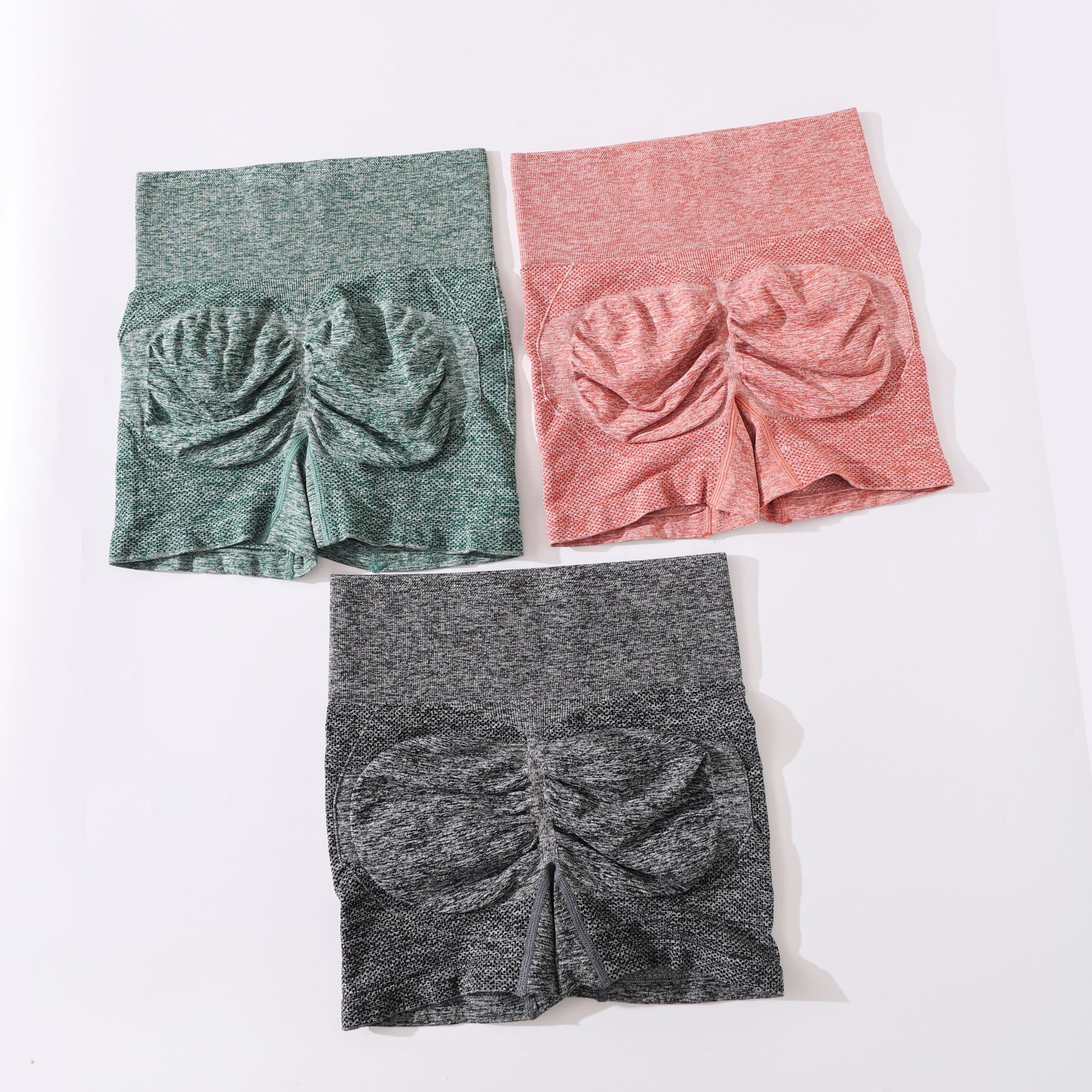 High-waisted quick-drying yoga shorts for women to lift and plump the buttocks and cover the belly, tight three-inch pants, peachy buttocks shaping yoga pants, applicable to other categories pic 8