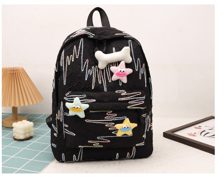 森系新款大容量可爱轻便时尚简约百搭高颜值初高中大学生双肩背包详情17