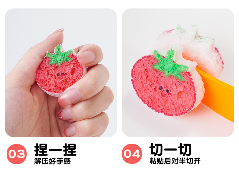 火锅泡泡捏捏画儿童diy手工涂色画3D挂件解压幼儿园过家家玩具详情7