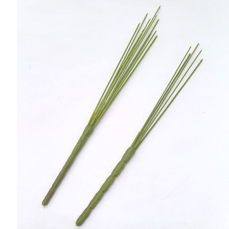 花枝五头40厘米箭头光杆仿真绿植多功能把束枝头配件办公文化园艺仿真枝叶装饰详情5