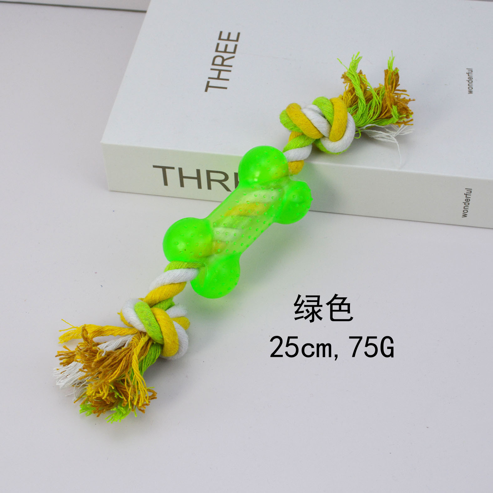宠物用品小型犬定制狗狗磨牙玩具幼犬耐咬棉绳结狗狗玩具耐咬解闷详情11