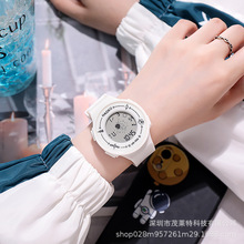 女生石英表少女夜光闺蜜韩版简约防水潮流复古电子手表现货淘货源详情15