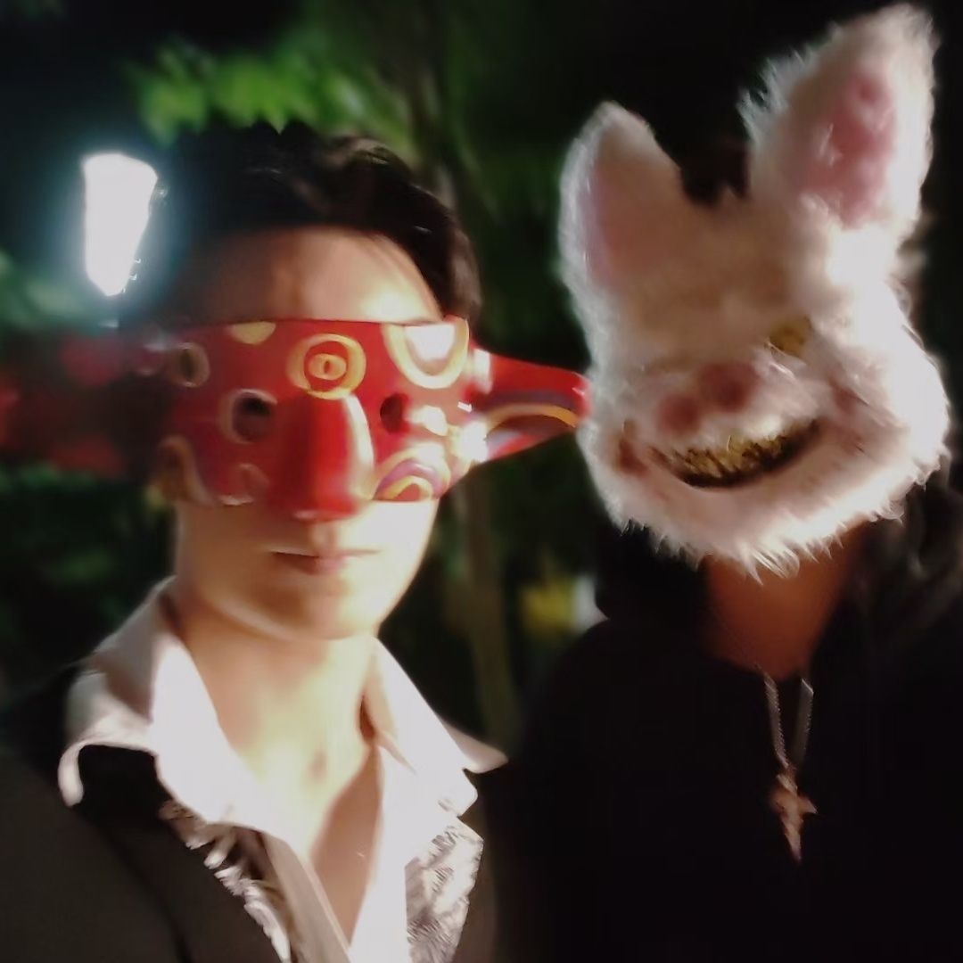 万圣节吴彦祖同款面具男士帅气阿祖半脸面罩cos化妆舞会道具头套详情5