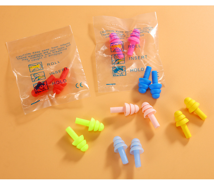 Wireless silicone Christmas tree soundproof earplugs 1270 noise-reducing sleep plugs Industrial bullet-type waterproof swimming earplugs pic 14
