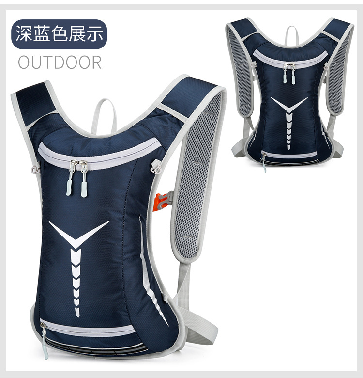 New outdoor colorful cycling bag, Korean-style simple sports mountaineering and off-road fitness water bag, water-resistant backpack pic 28