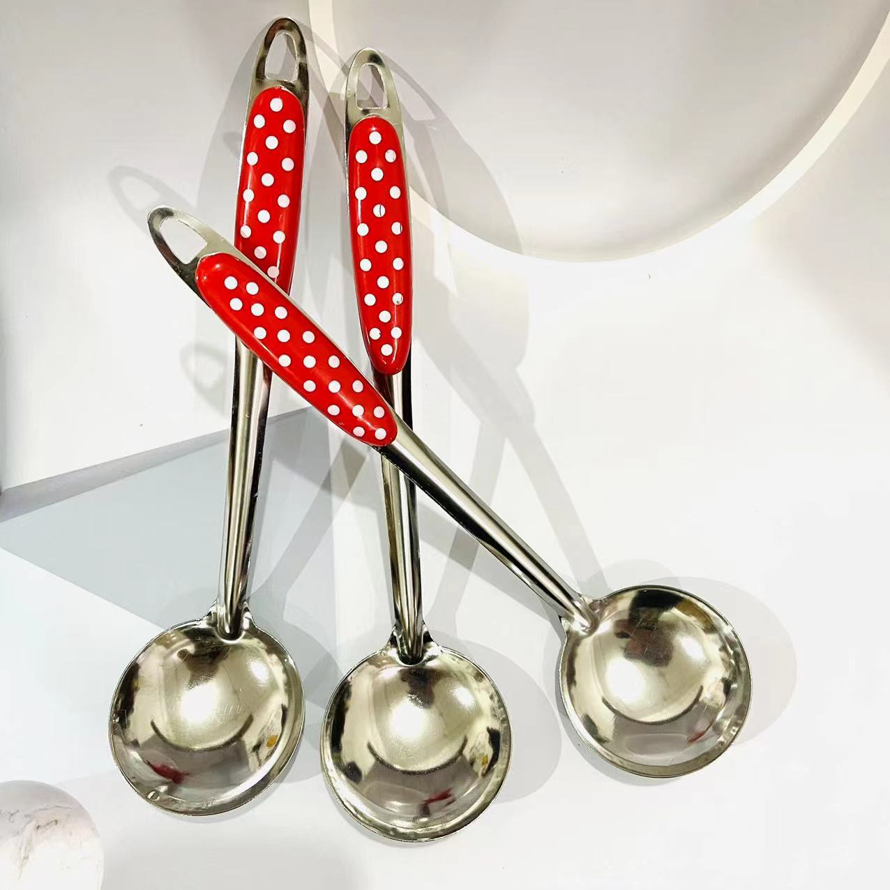 【 Zone 2-12 】 Starry Sky Soup Spoon 10/ bundle 1500/ piece Starry Sky Soup Spoon, spoon, household hot pot spoon, long handle for holding soup, drinking soup, restaurant kitchen meal, 1 yuan supply pic 3