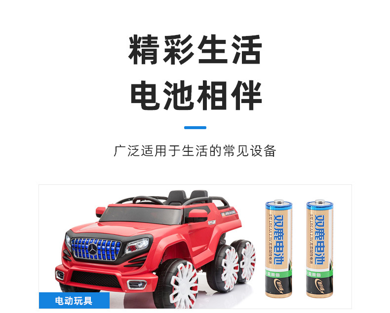 Double Deer Gold-plated alkaline LR6 No. 5 battery A toy Remote control Electronic scale Mouse keyboard Electronic scale Ear thermometer pic 12