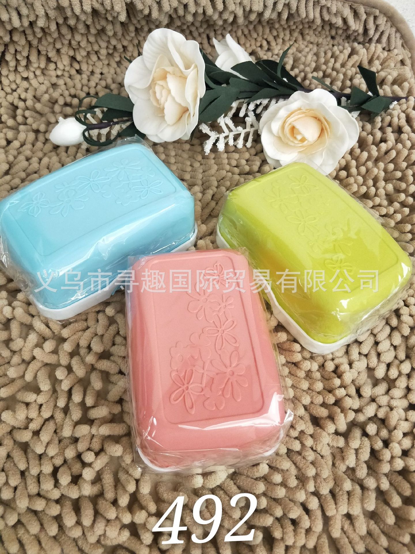 A variety of cross-border foreign trade soap storage boxes are available for selection. Cartoon wall-mounted soap boxes without punching holes are available for wholesale pic 35