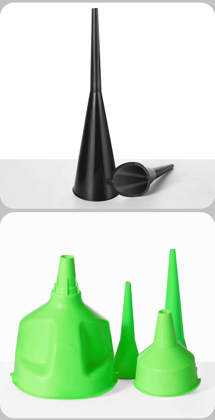 Factory direct sales of multi-specification plastic multi-functional funnel kits for rapid filling of water and oil collection machinery pic 11