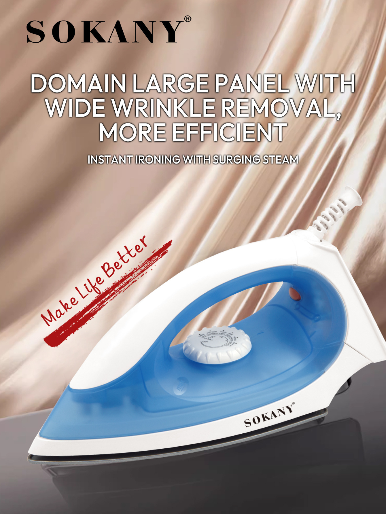 外贸SOKANY898A熨斗宿舍旅行便携手持式挂烫机熨烫steam iron混色详情2