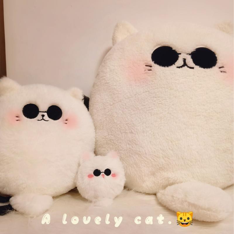 [猫猫球]咒术同人回战周边五条悟猫刺绣毛绒公仔挂件可爱玩具玩偶详情7