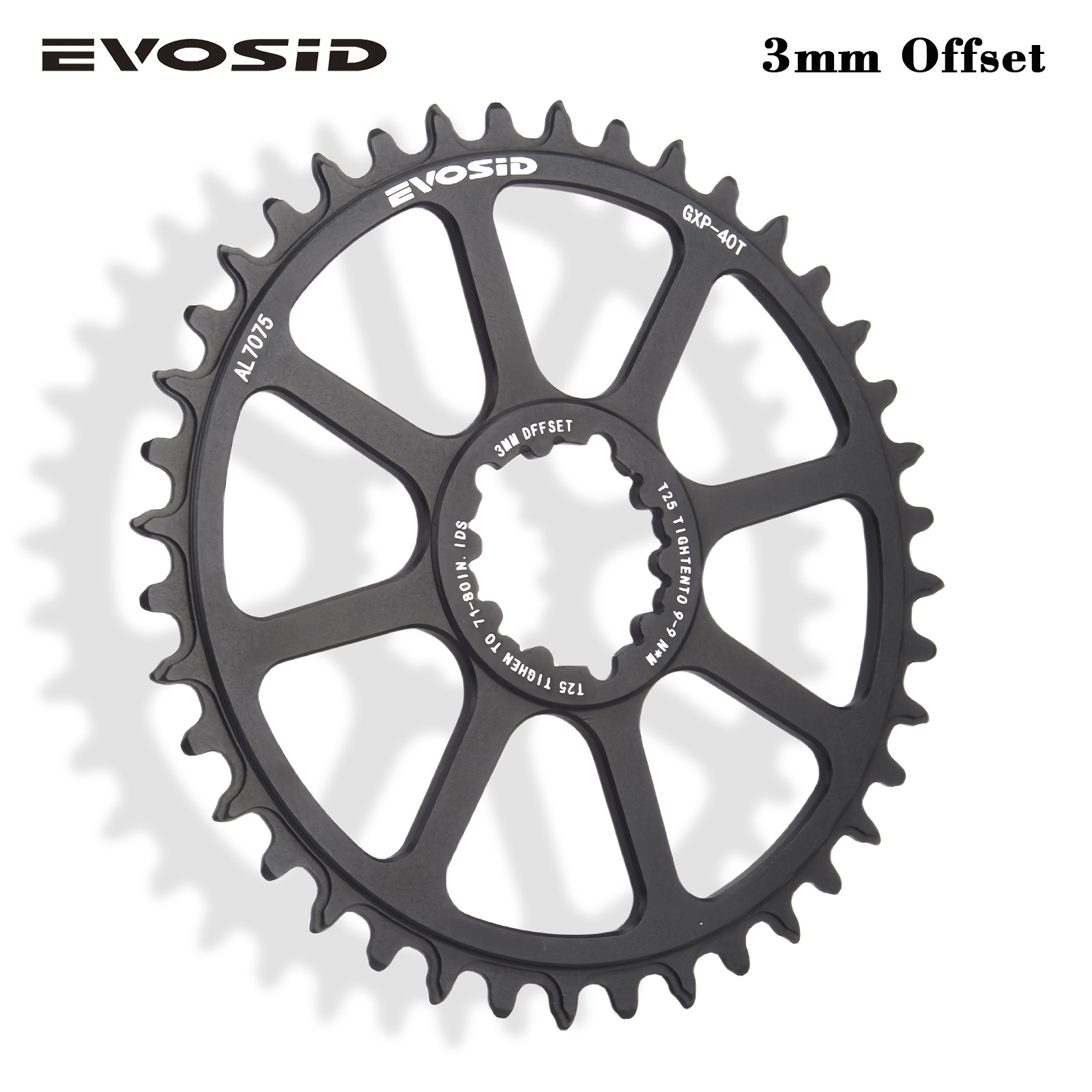 Cross-border road bike chainring 12s hollow integrated direct installation single chainring 40/42T/46/48/50T folding bike chainring pic 5