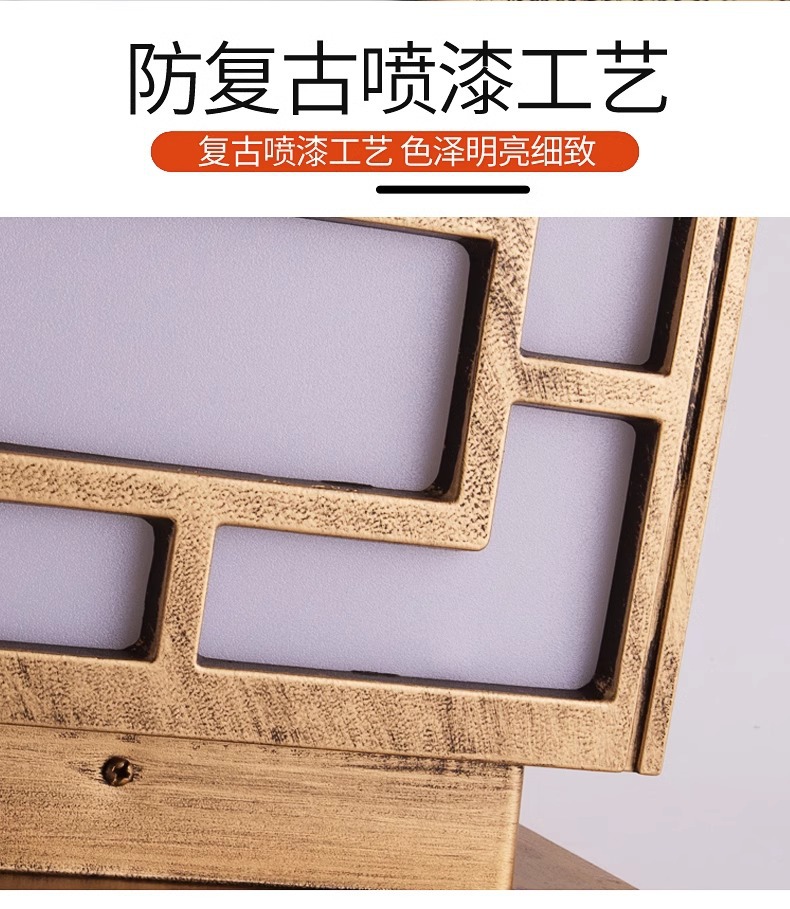 太阳能柱头灯户外防水庭院灯墙头灯超亮室外围墙灯别墅大门柱子灯详情14