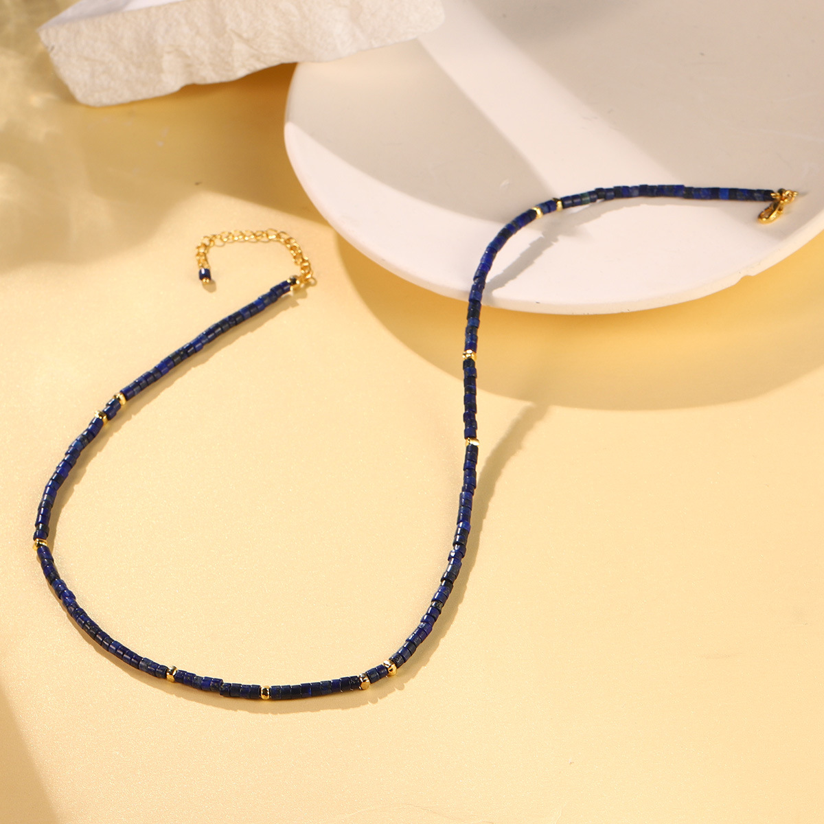 新款ins小众设计多彩串珠高级感简约项链天然珍珠时尚多巴胺颈链详情44