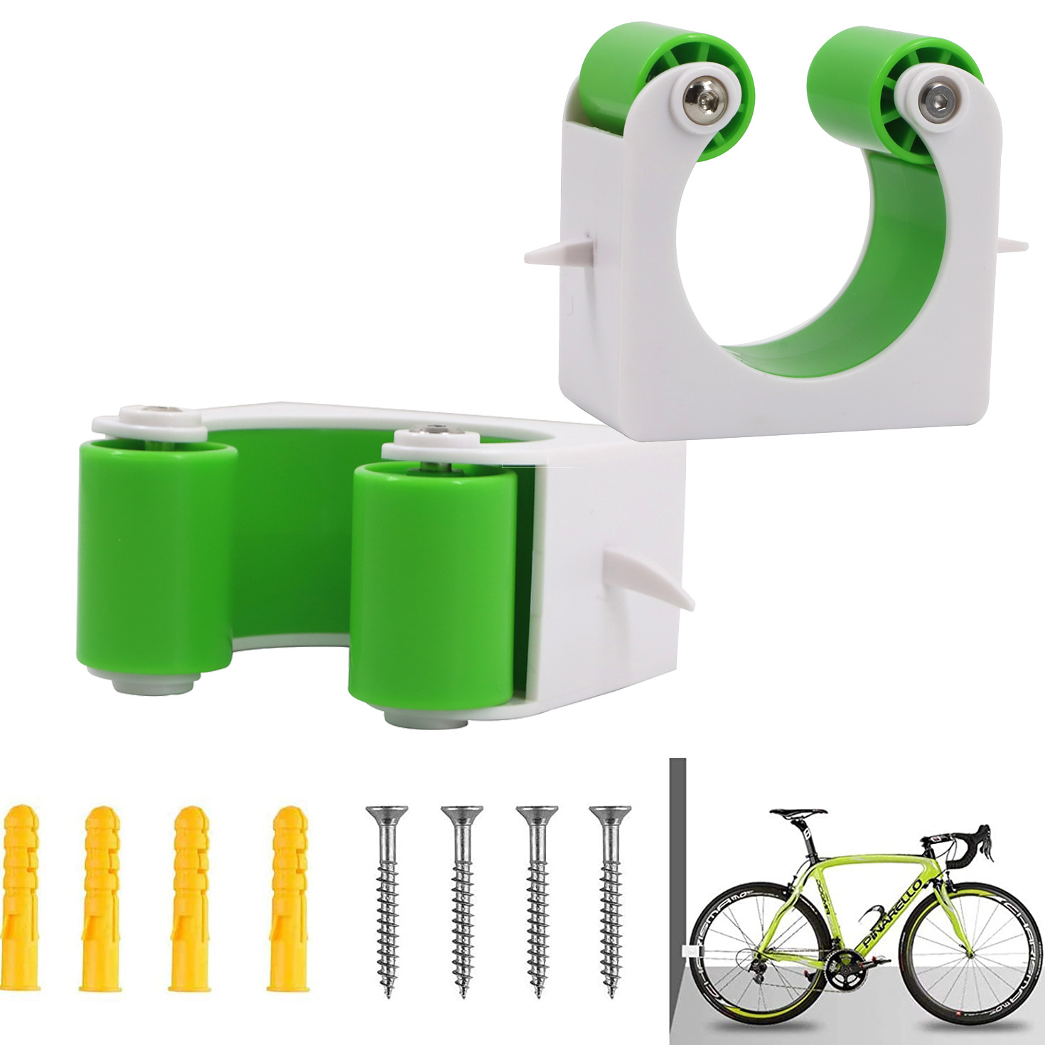 Bicycle parking buckle, bicycle mountain bike fixed frame, hanging frame, wall, household indoor road bike fixed display stand pic 5