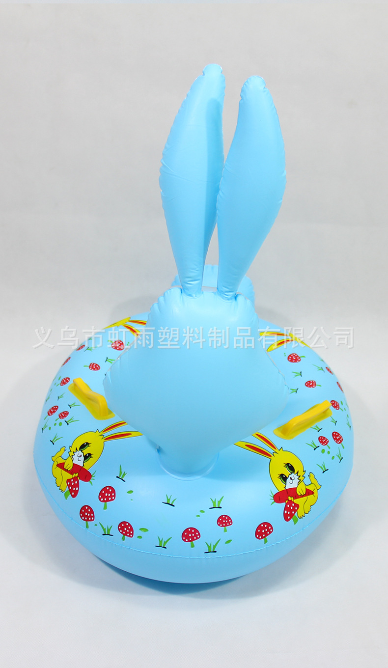 婴幼儿游泳艇趴艇 大号兔子艇游泳艇 宝宝带坐艇小游艇厂家批发详情15