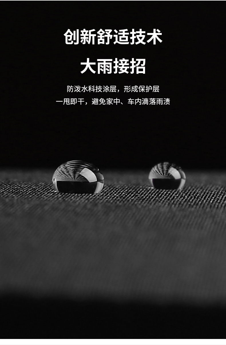 23-inch automatic long-handled umbrella, curved handle gift, straight pole umbrella, 24-bone golf advertising umbrella, custom printed logo pic 8